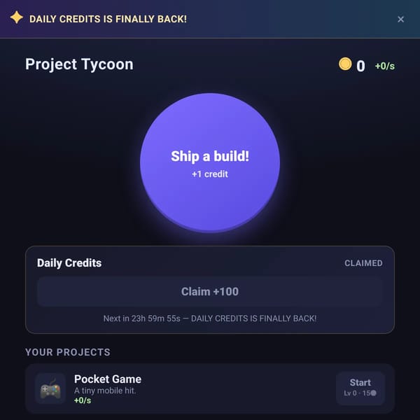 Project Tycoon