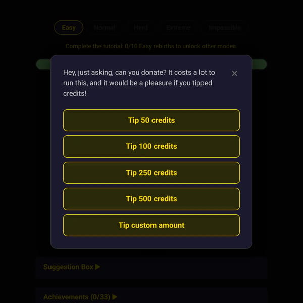 Difficulty Clicker