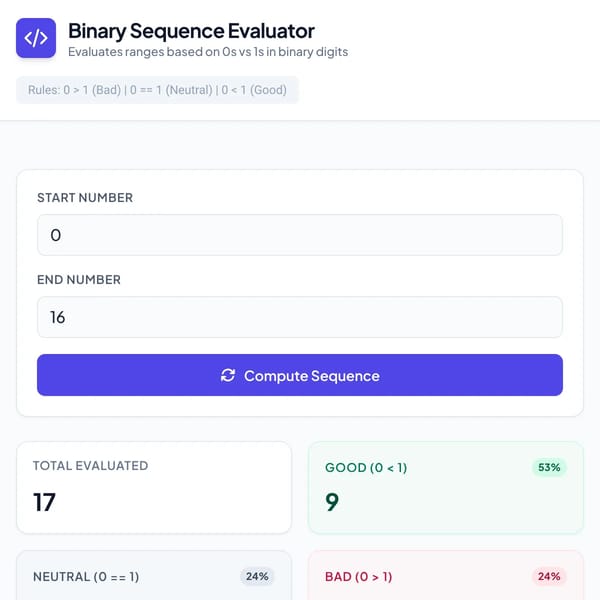 Binary good/neutral/bad