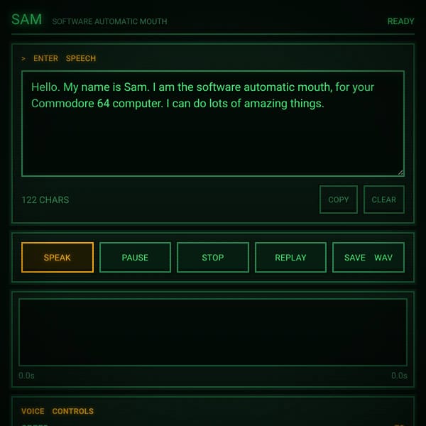 SAM Synthesizer
