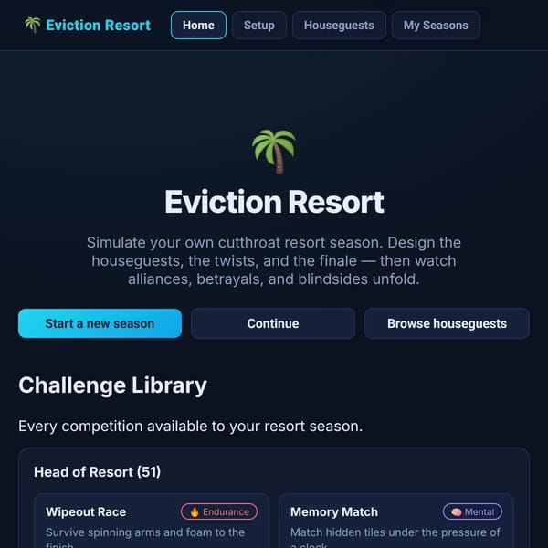Eviction Resort