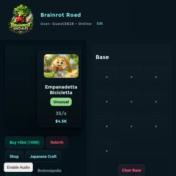 Brainrot Road