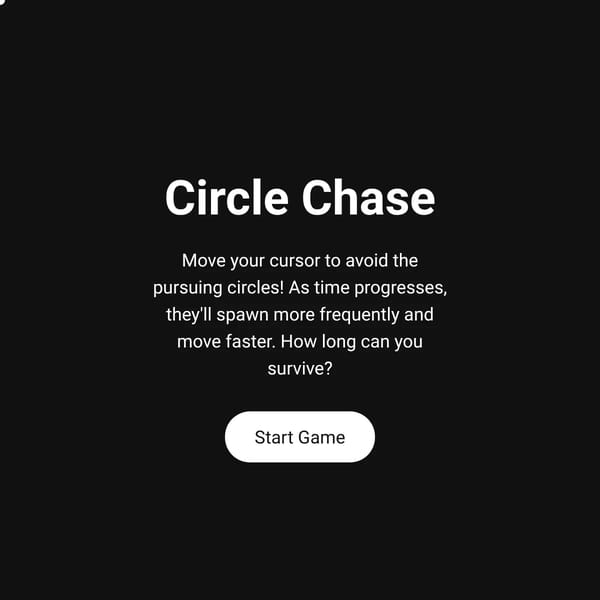 Avoid the Circles