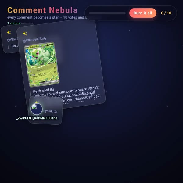Comment Nebula