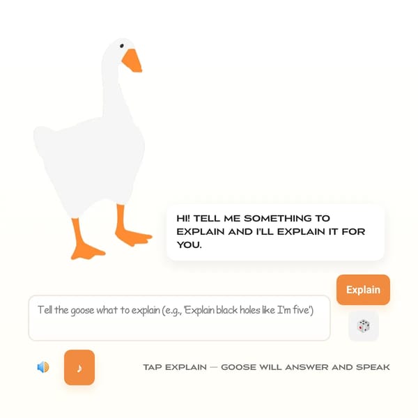 Explained by Goose