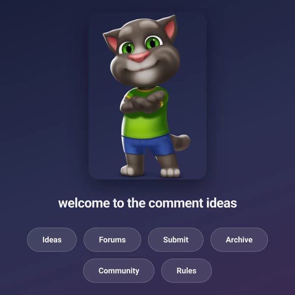 Comment Ideas
