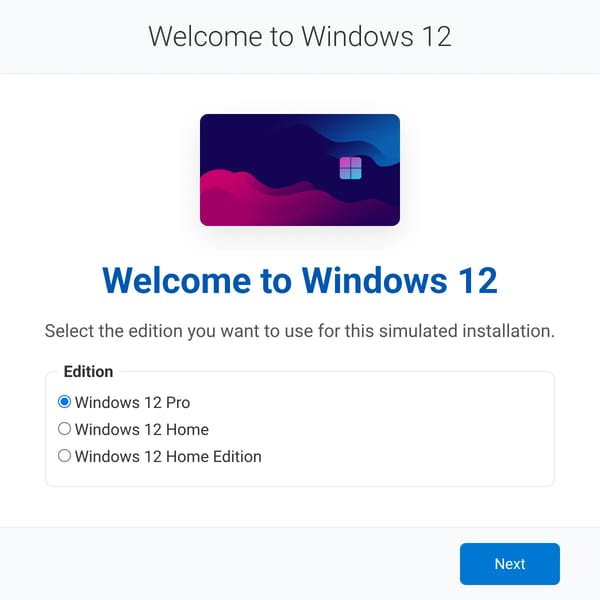 Windows 12 Demo Preview