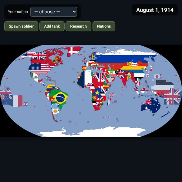 WW1 Map