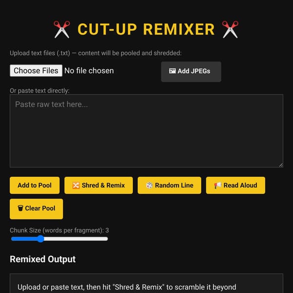 Cut-Up Remixer