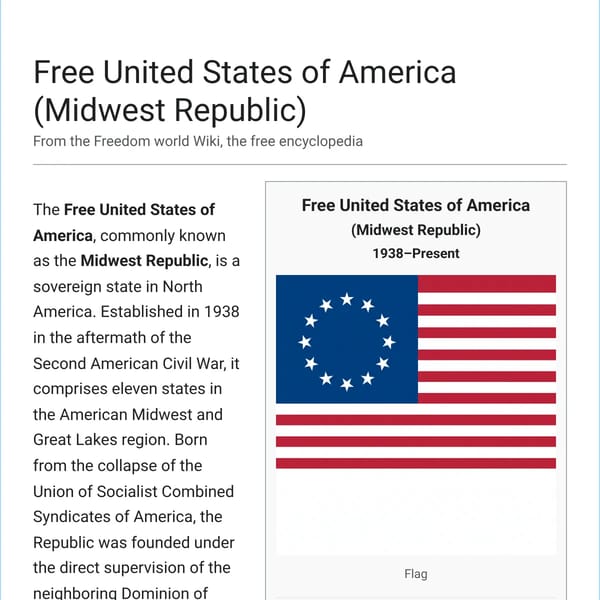 Free United States of America (Midwest Republic) - Wiki