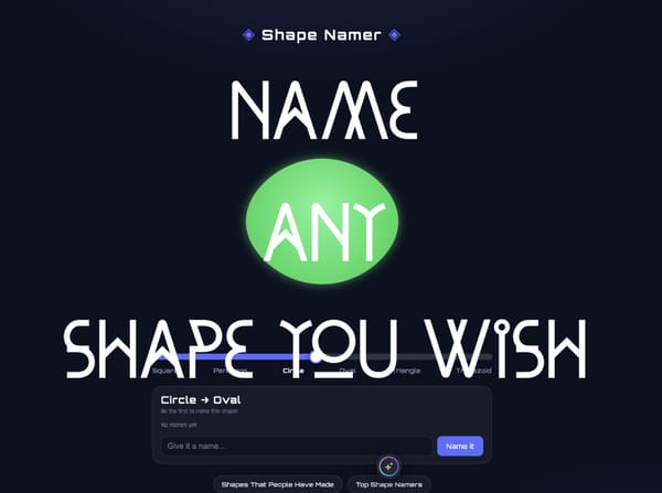 Shape Namer