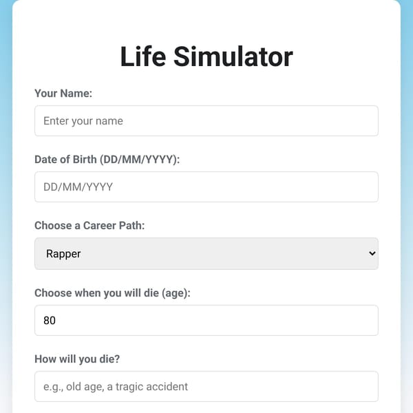 Life Simulator