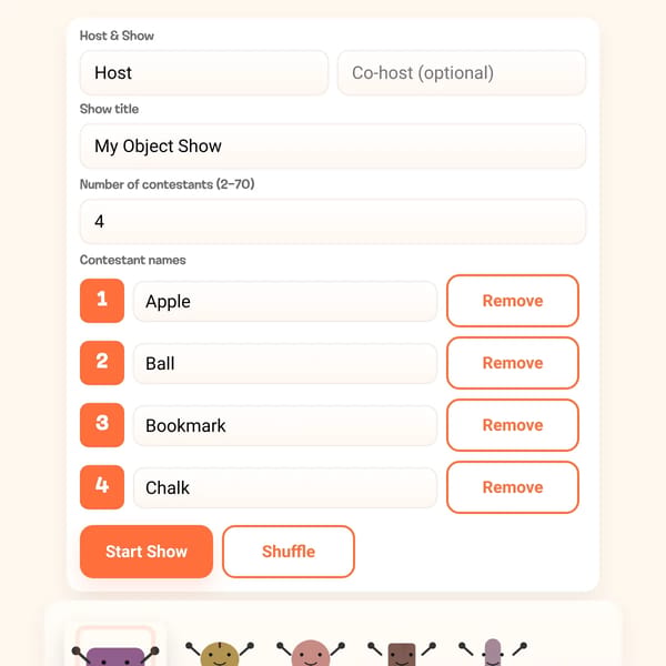 Object Show Maker