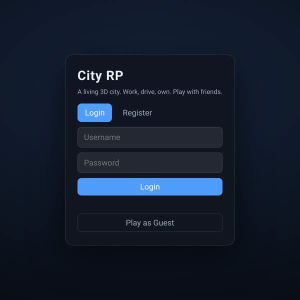 City RP (early beta!)