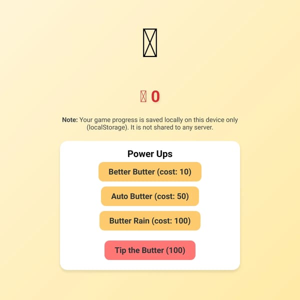Butter clicker - Classic