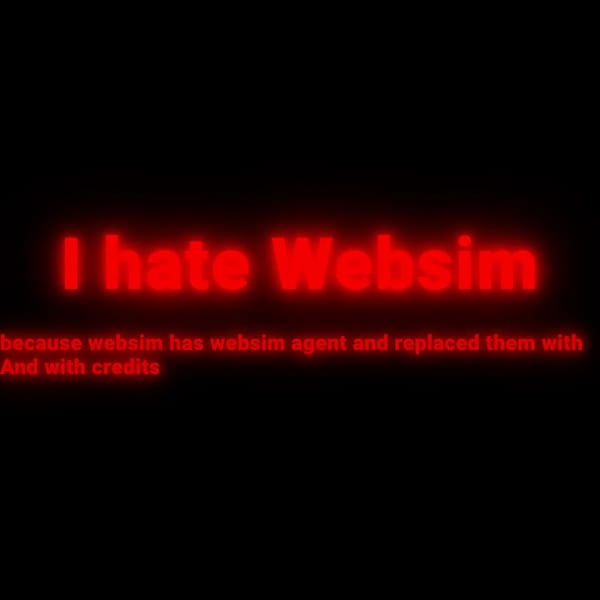 I hate websim