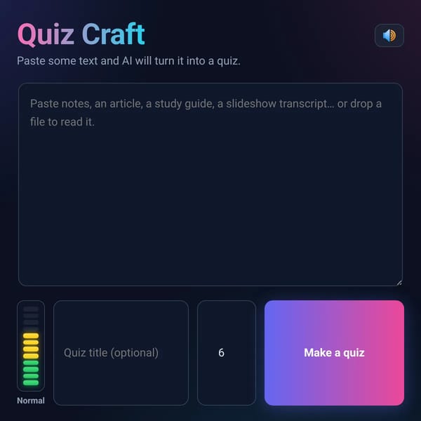 Quiz Craft