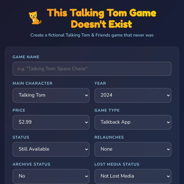 This talking tom game doesn't exist (R E M I X)