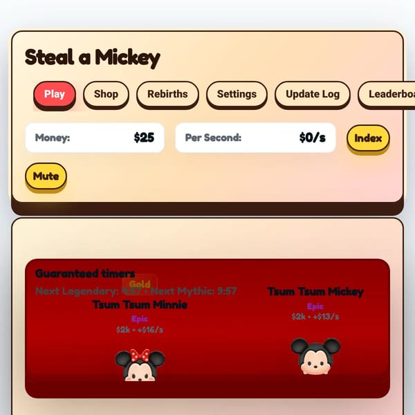 Steal a Mickey