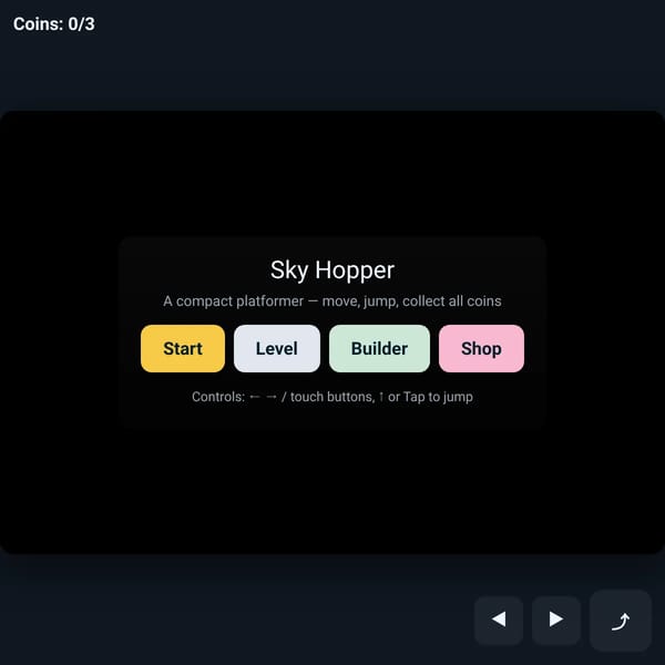 Sky hopper beta v1.1