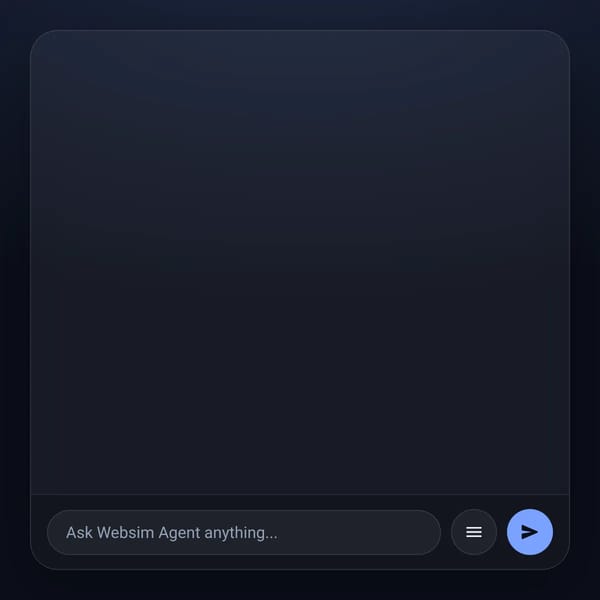 Ask Websim Agent