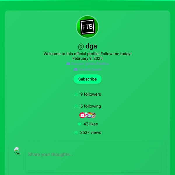 User Profile Page