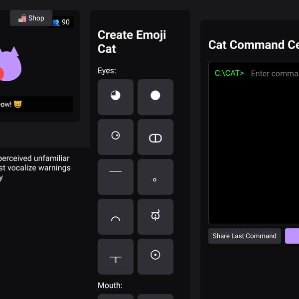 Emoji Cat Twitch Chat