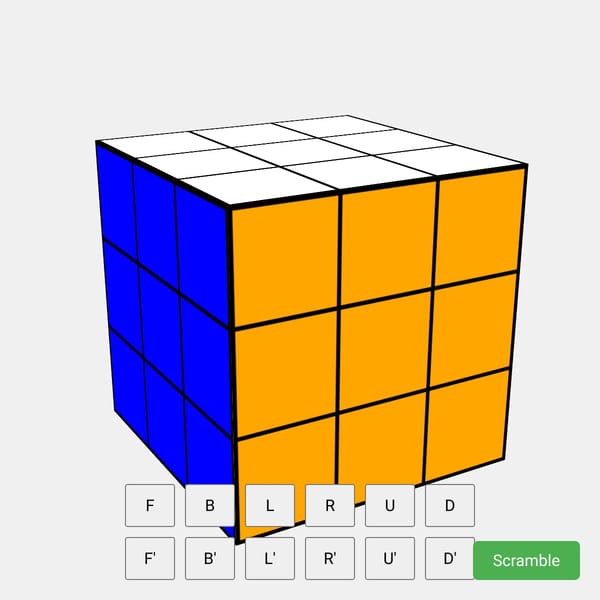 Interactive Rubik's Cube