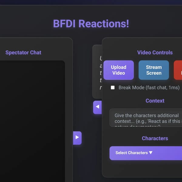 BFDI Reaction Collab but fixed