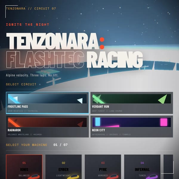 Tenzonara Racing (COMPUTER ONLY)