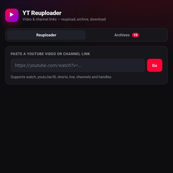 YT Reuploader