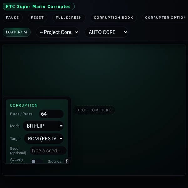 T4CTIC Corruptor - EmulatorJS