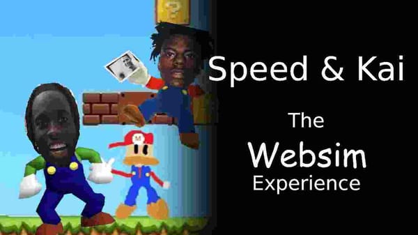 Speed & Kai - The Websim Experience