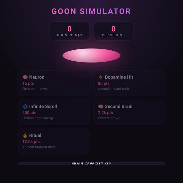Goon Simulator