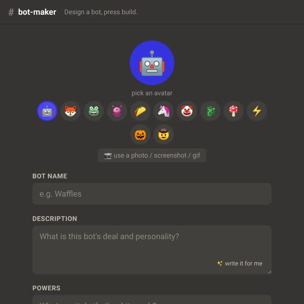 discord bot chat