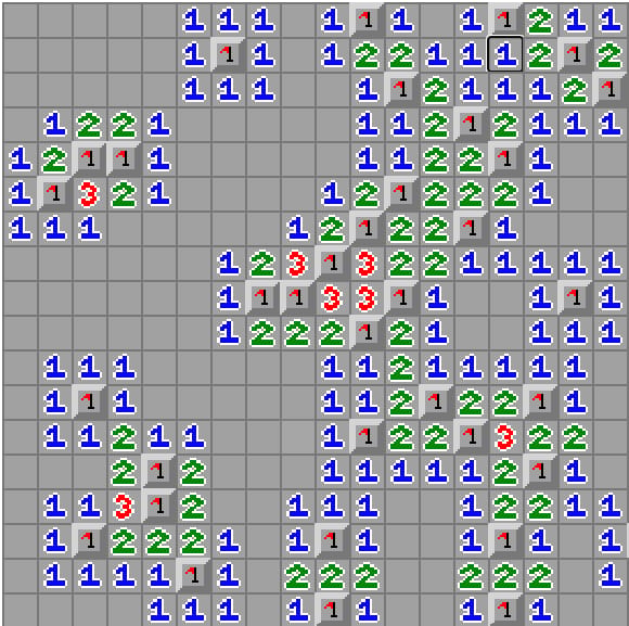 mine sweeping land!