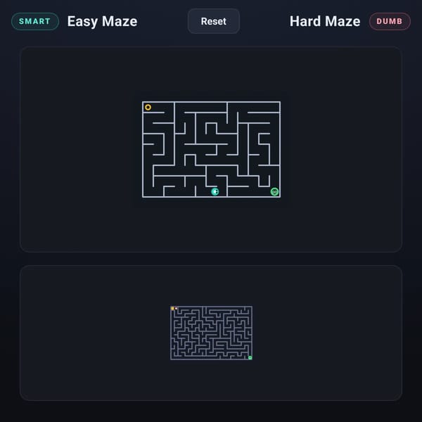 AI Maze Race