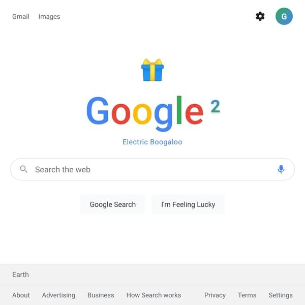 Google 2: Electric Boogaloo