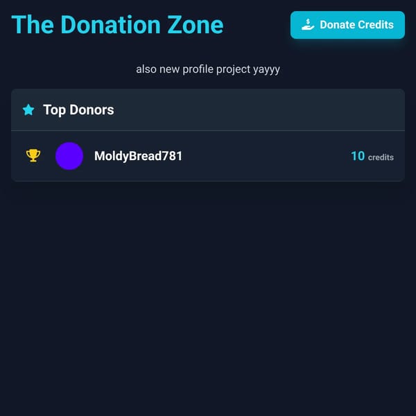 the donation zone