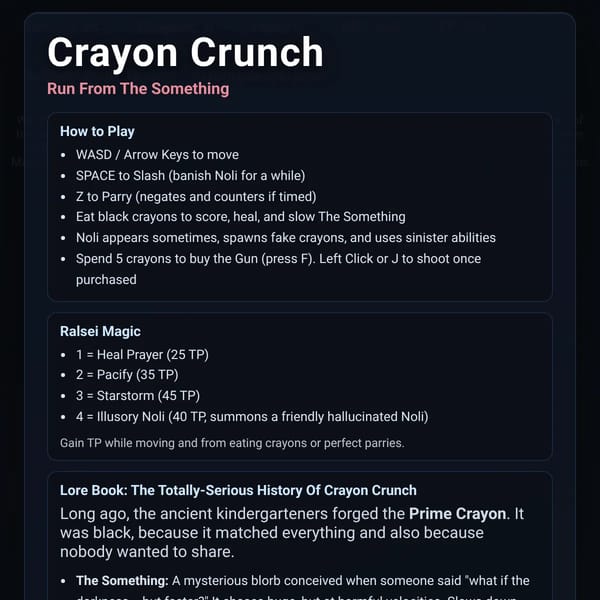 Crayon Crunch
