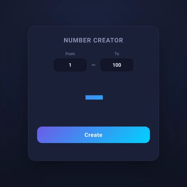 Number Creator