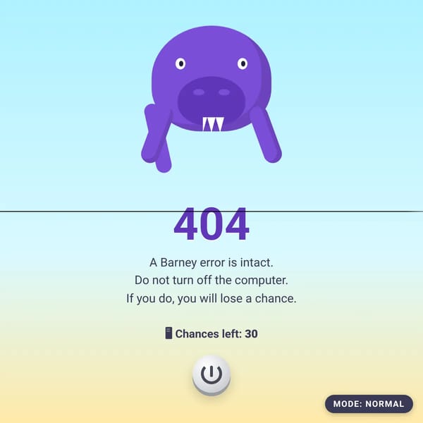 Barney Error