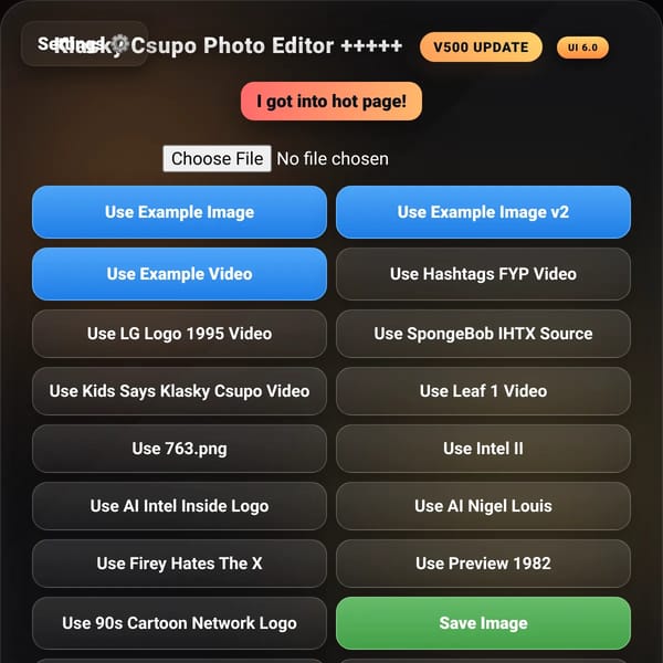 Klasky Csupo Photo Editor