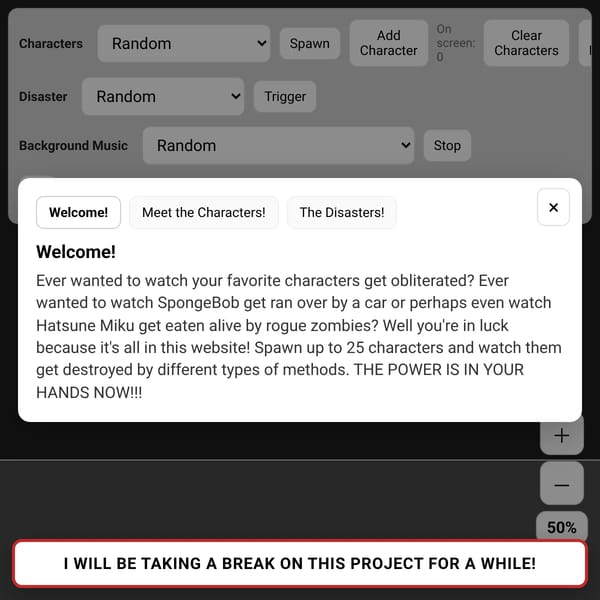 Destruct-a-Scene, except, you had to read the description.