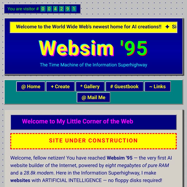 Websim.ai [1990s Version]