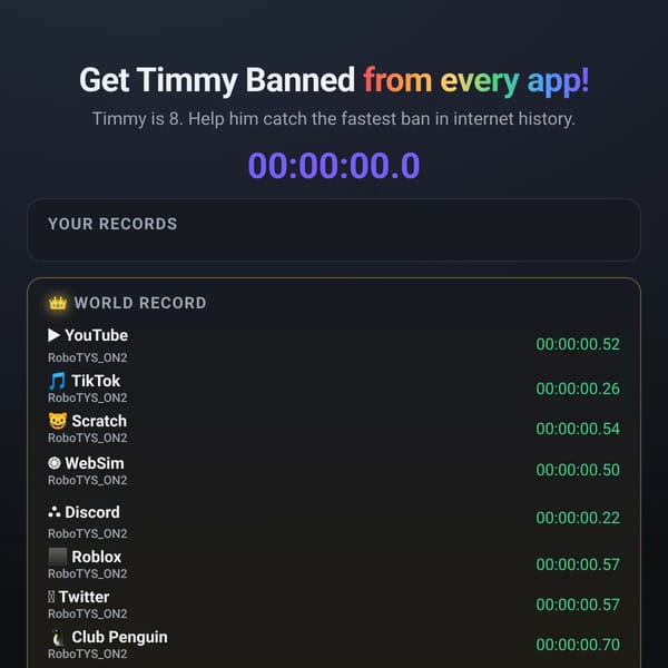 Ban Timmy