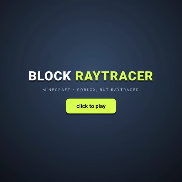 Block Raytracer