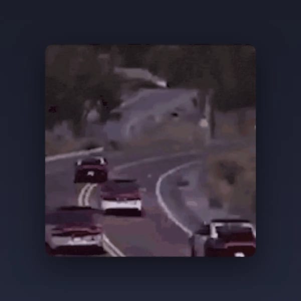 speeding car