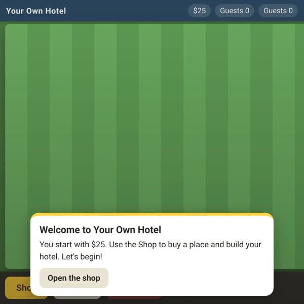 Your Own Hotel