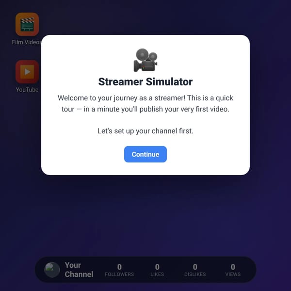 Streamer Simulator